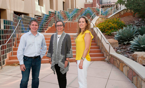 Andrea Tirres, Ann Gates, Ph.D., and Enrico Pontelli, Ph.D.